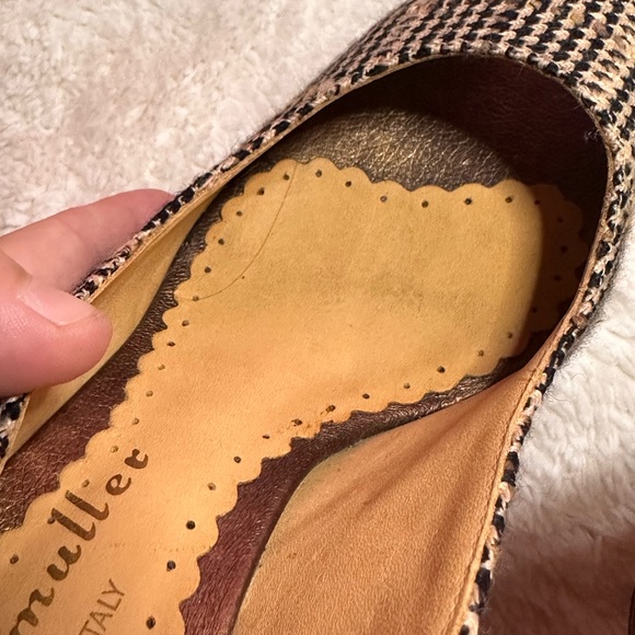 Neutrals Tweed Peeptoe Pumps by Bettye Muller 🤎 - Picture 9 of 12